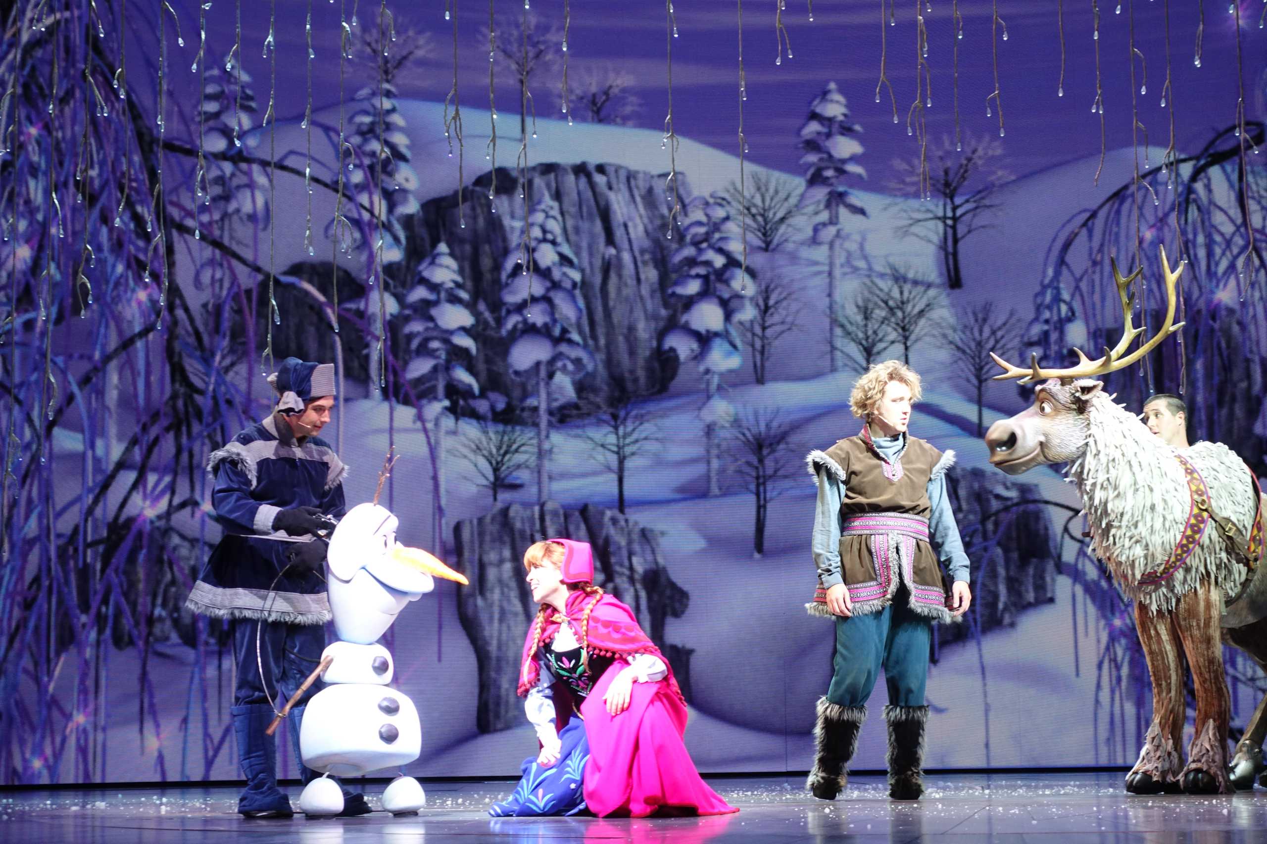 Olaf, Anna, Kristoff und Sven aus Frozen