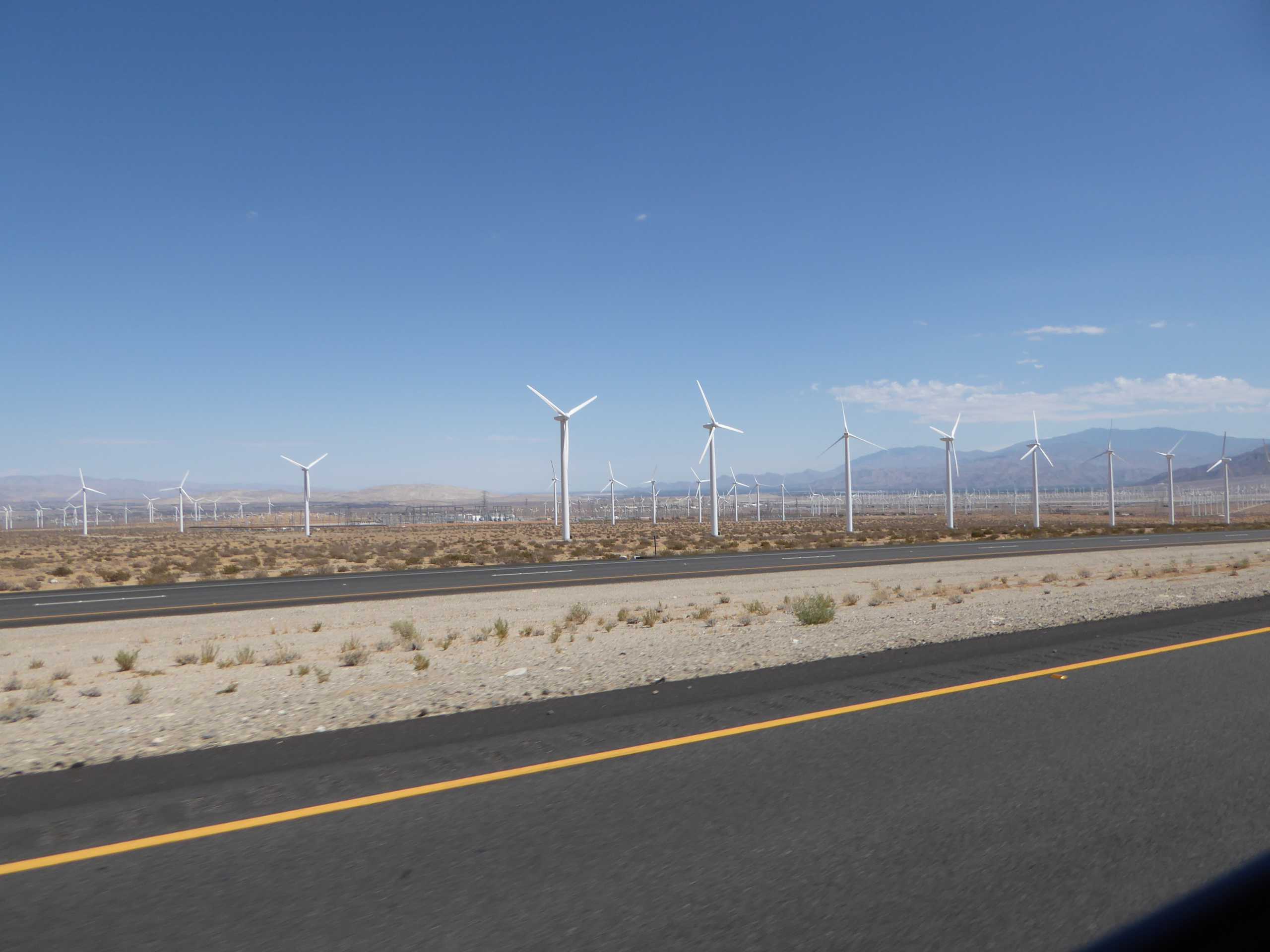 WindParks bei Palm Springs